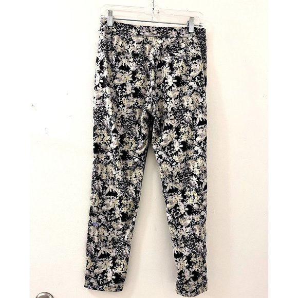 Lululemon Jet Crop Luxtreme in Crosscourt Petal Black Clarity Yellow Size - Picture 4 of 5